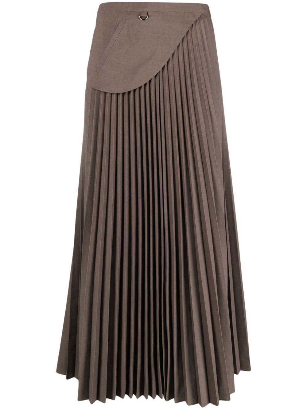 Claudie Pierlot high-waist pleated skirt - Brown von Claudie Pierlot
