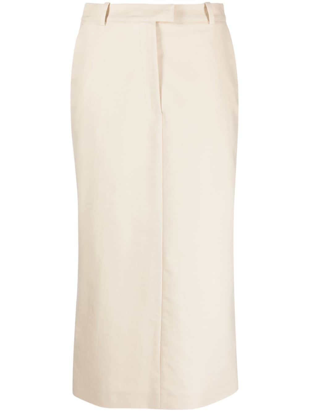 Claudie Pierlot high-waist tailored pencil skirt - Brown von Claudie Pierlot
