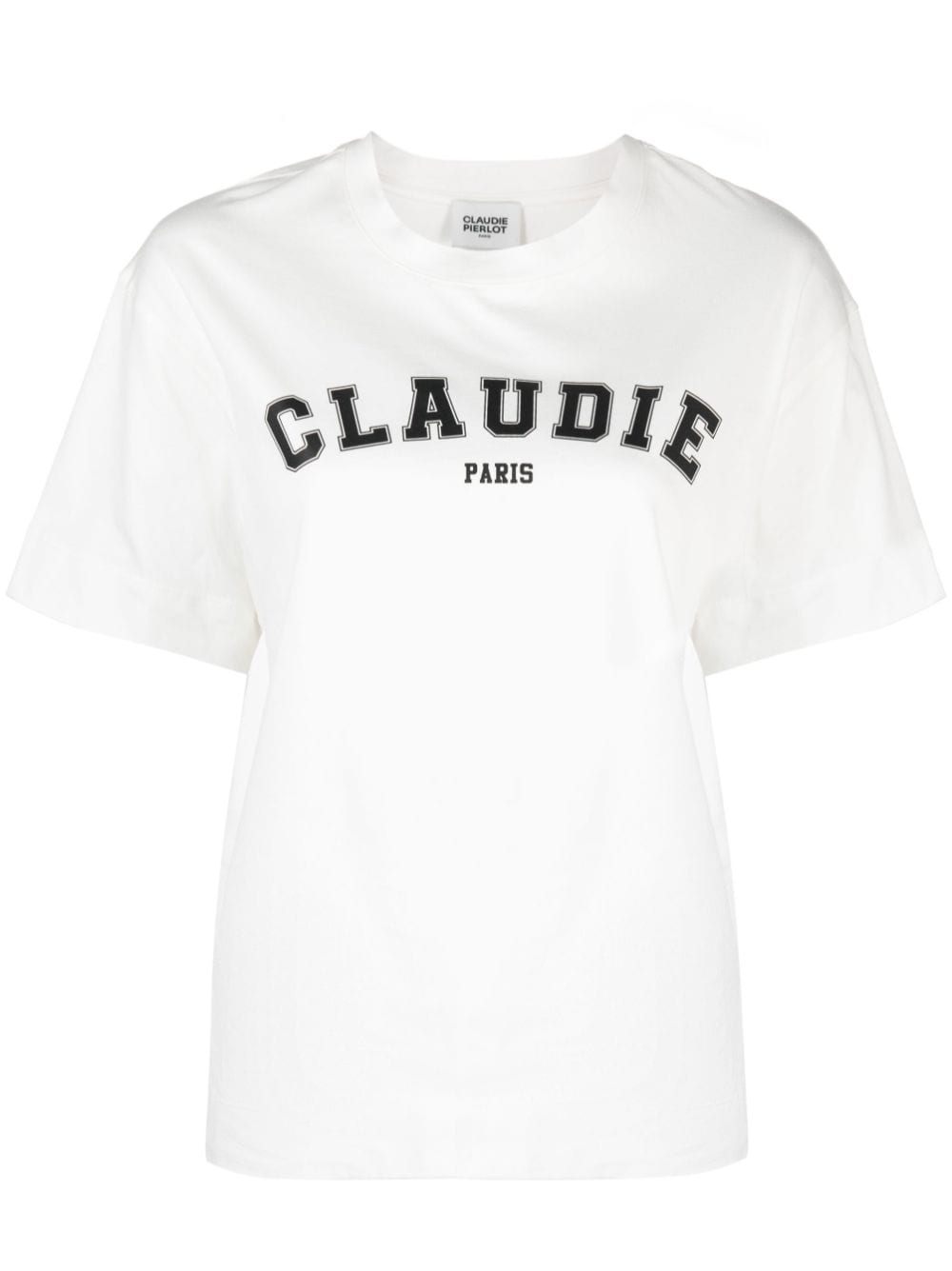 Claudie Pierlot logo-print cotton T-shirt - White von Claudie Pierlot