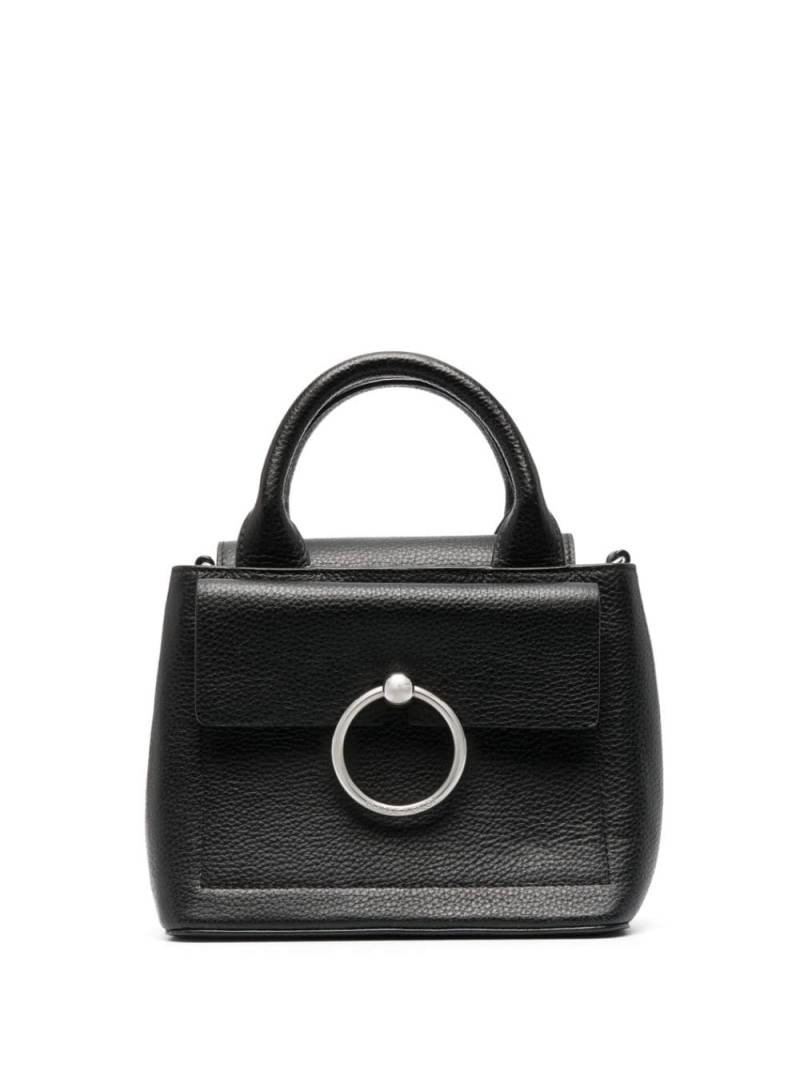 Claudie Pierlot mini Anouck grained leather handbag - Black von Claudie Pierlot