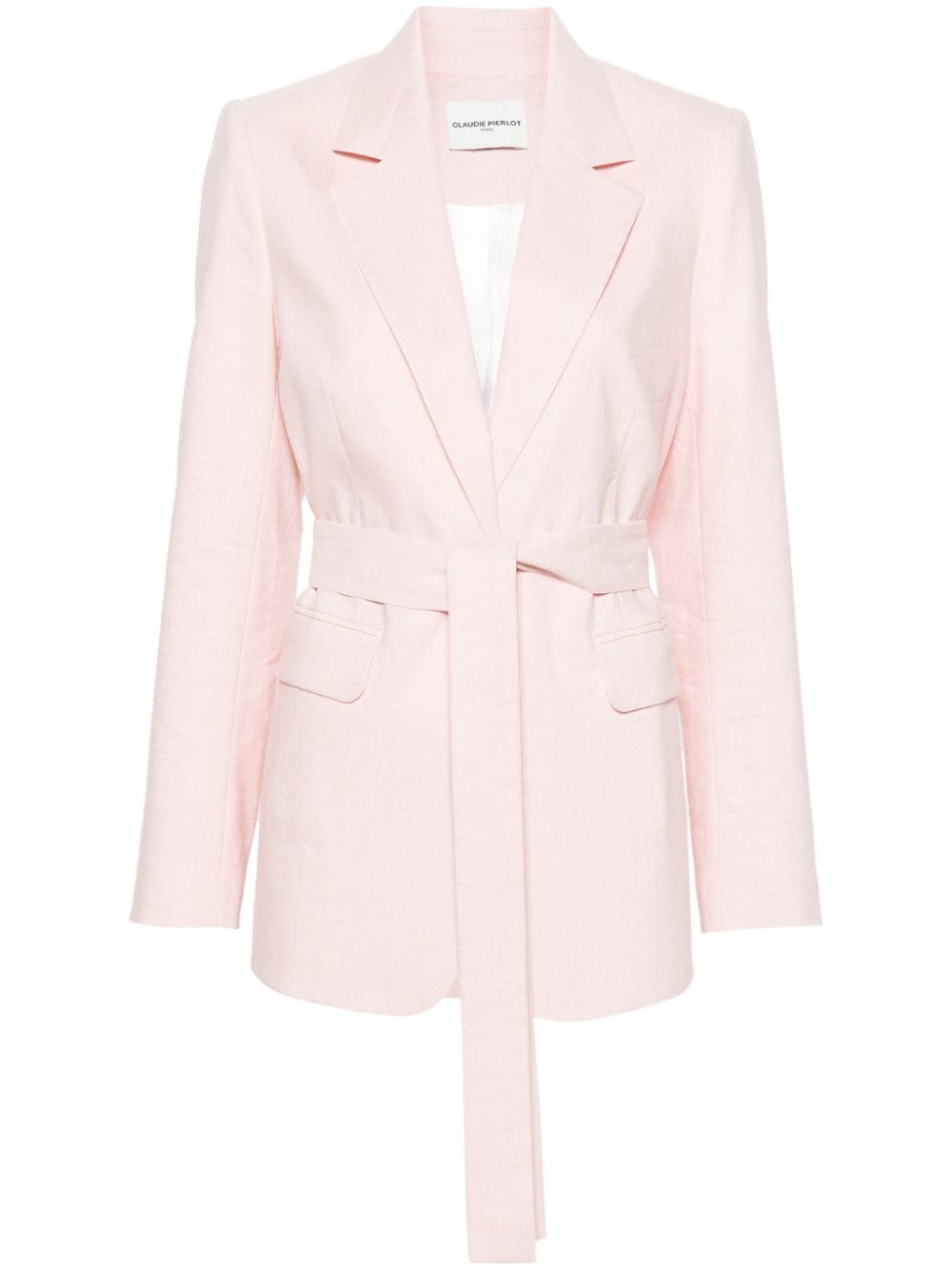 Claudie Pierlot notched-lapels single-breasted blazer - Pink von Claudie Pierlot