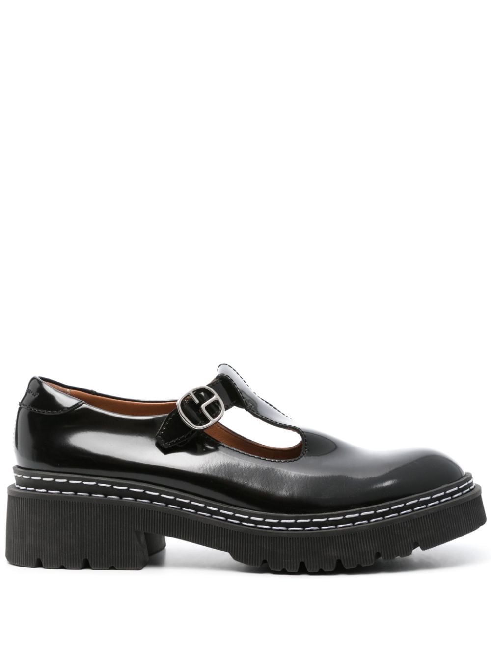 Claudie Pierlot patent leather loafers - Black von Claudie Pierlot