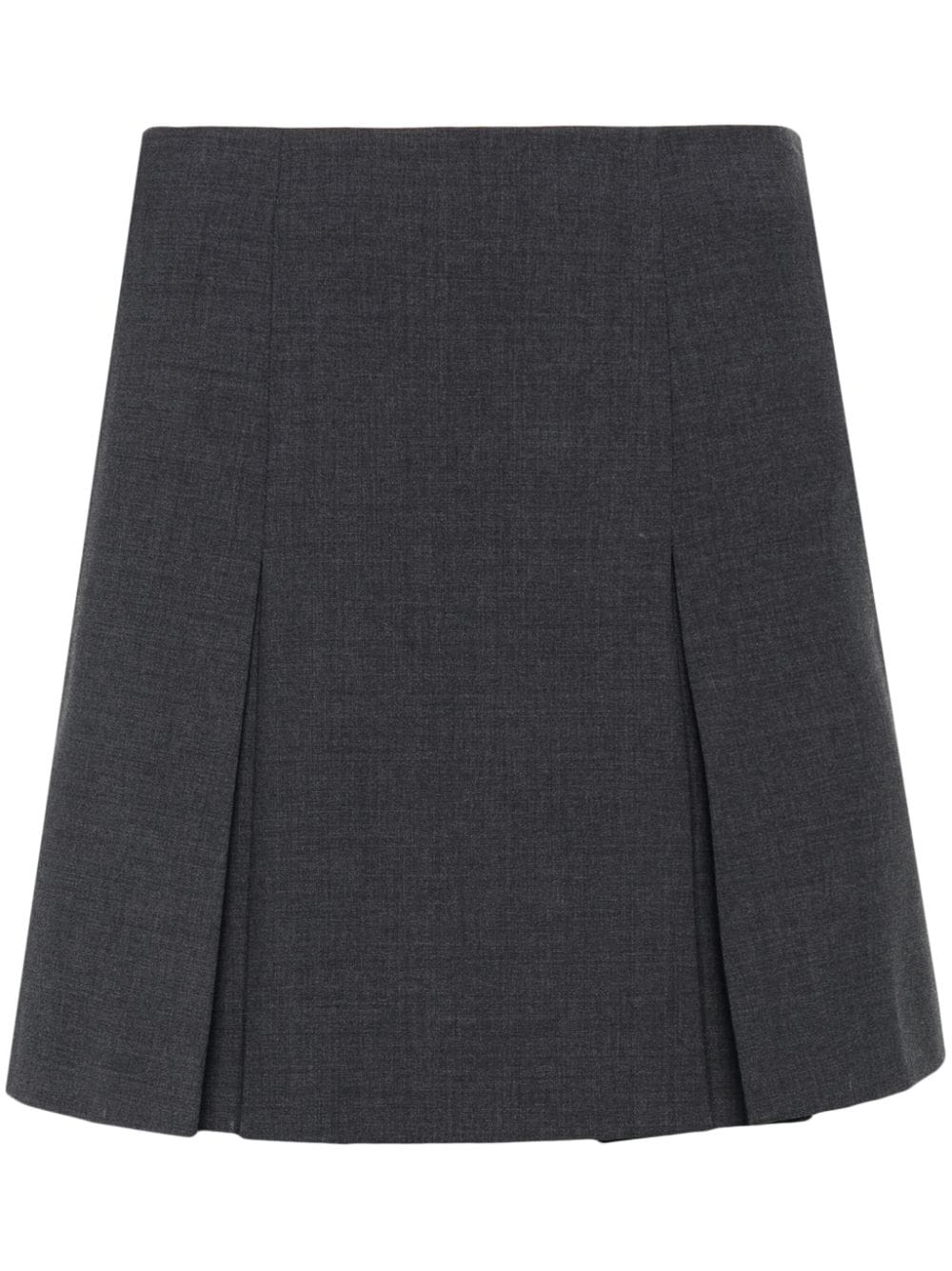 Claudie Pierlot pleat detailing skirt - Grey von Claudie Pierlot