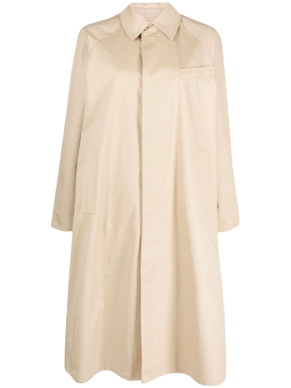 Claudie Pierlot reversible cotton trench coat - Neutrals von Claudie Pierlot