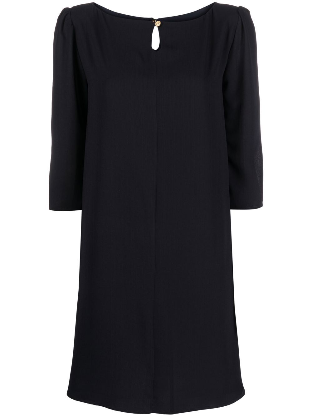 Claudie Pierlot round-neck flared dress - Blue von Claudie Pierlot