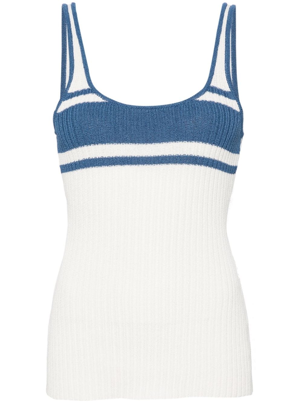 Claudie Pierlot striped ribbed tank top - Neutrals von Claudie Pierlot