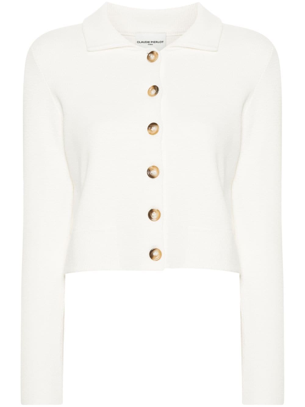 Claudie Pierlot textured-finish cardigan - White von Claudie Pierlot