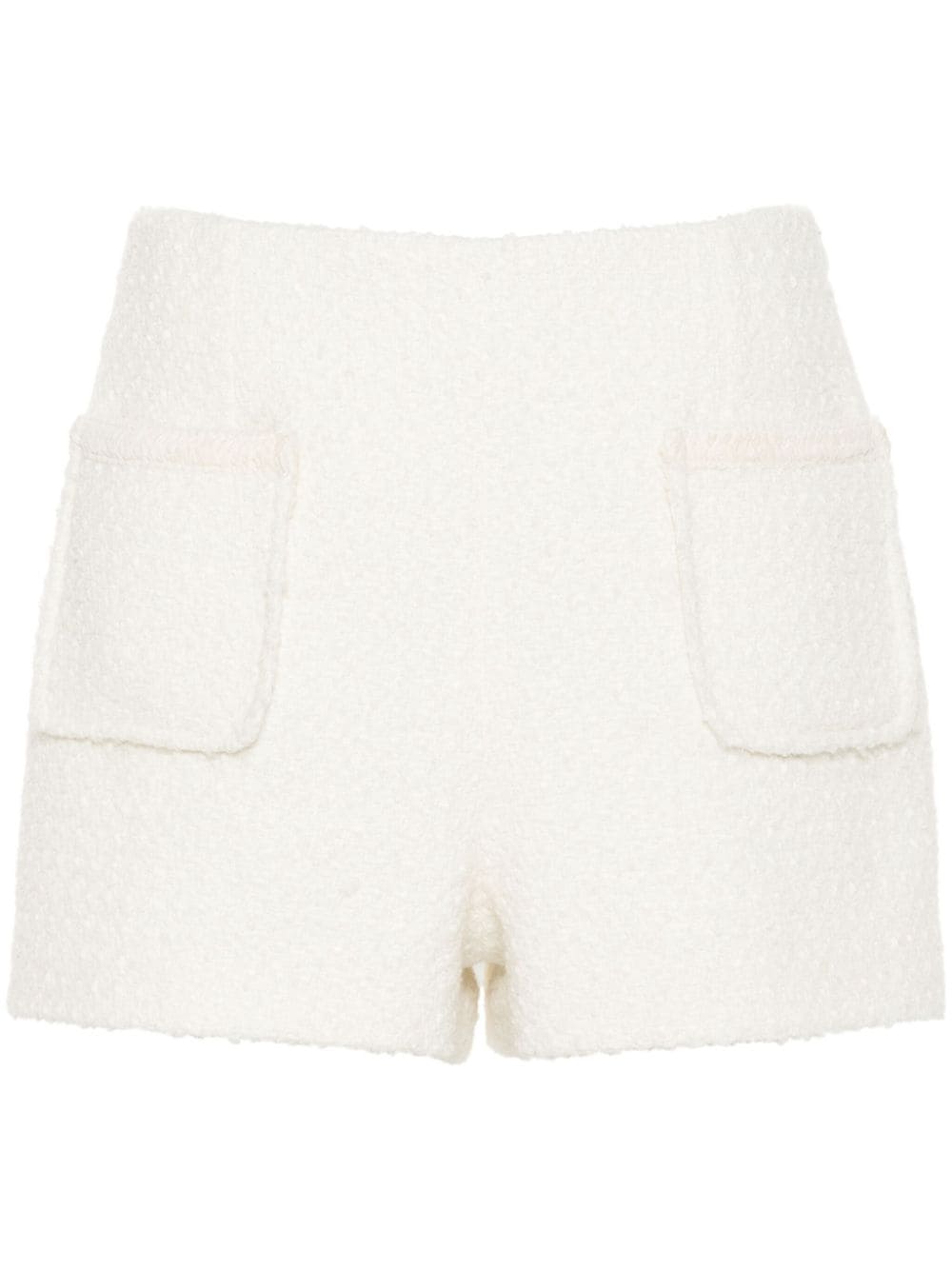 Claudie Pierlot tweed high-waist shorts - Neutrals von Claudie Pierlot