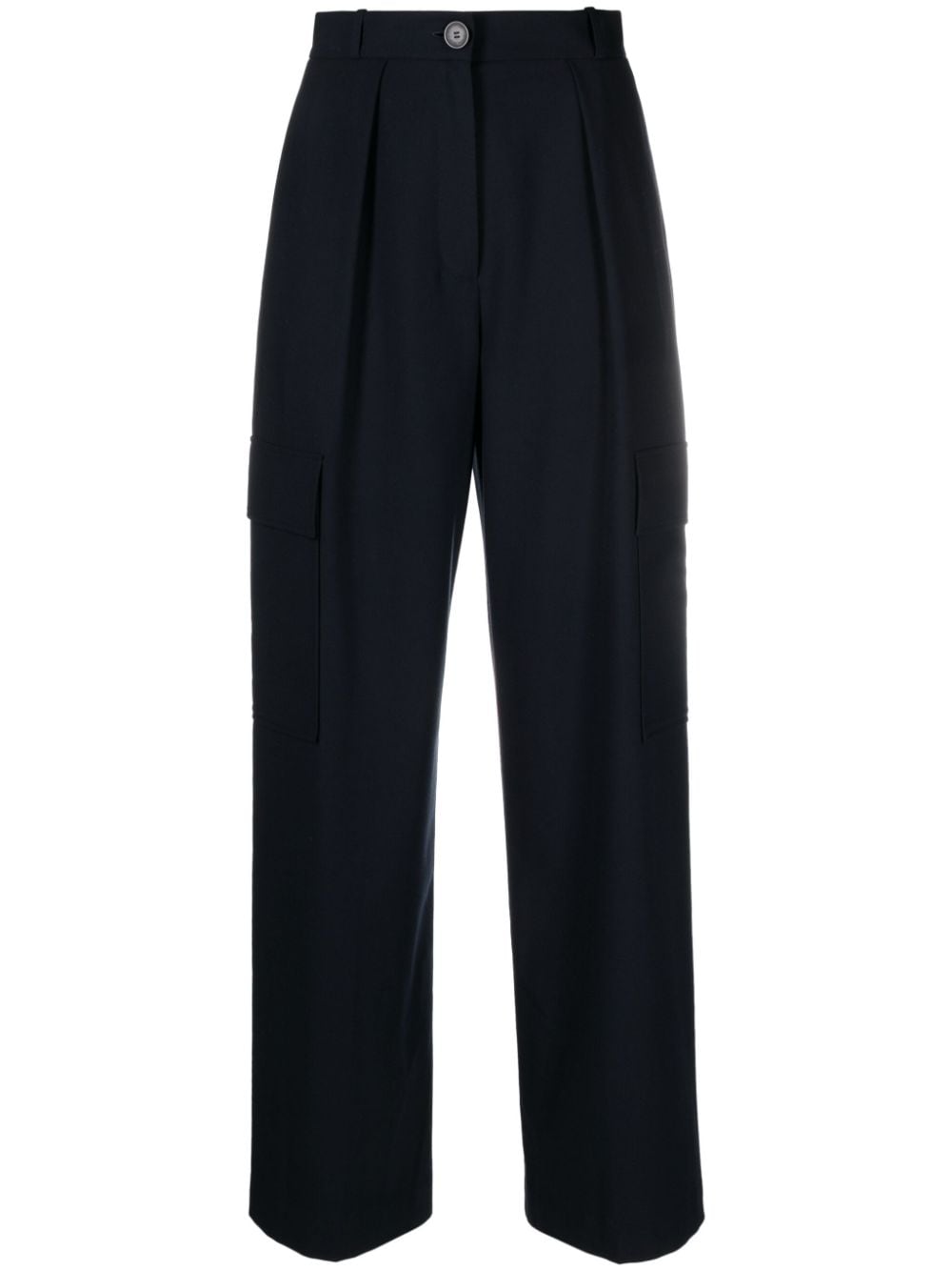 Claudie Pierlot wide-leg cargo trousers - Blue von Claudie Pierlot