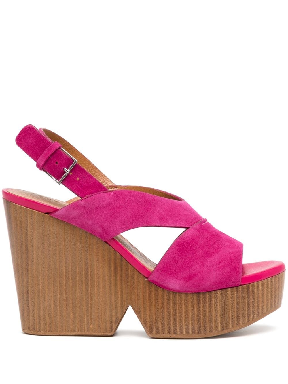 Clergerie Dava suede platform sandals - Pink von Clergerie