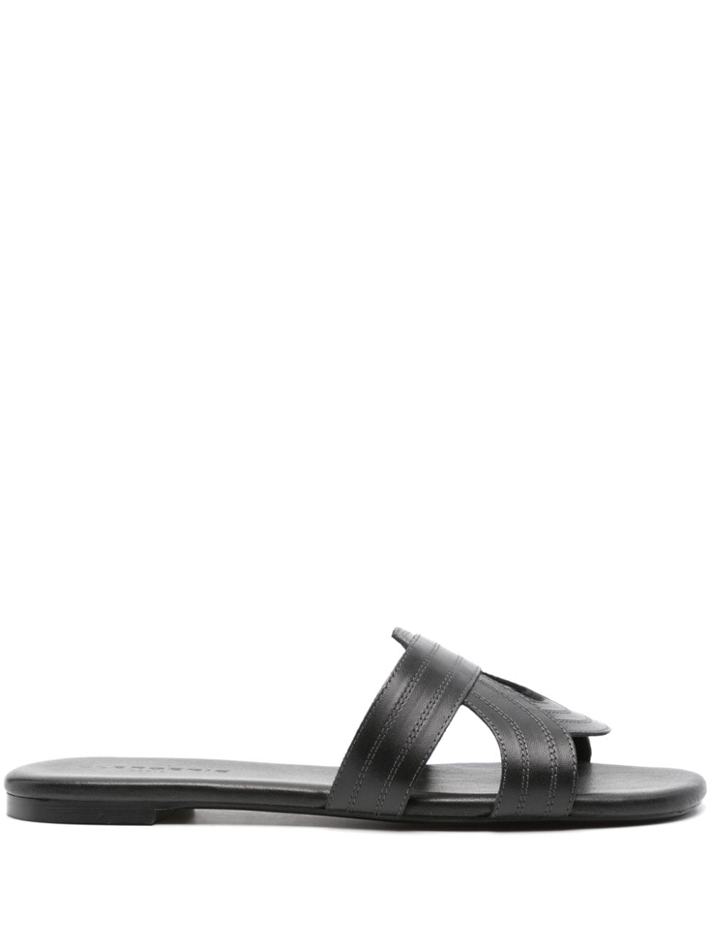 Clergerie Ivory leather sandals - Black von Clergerie