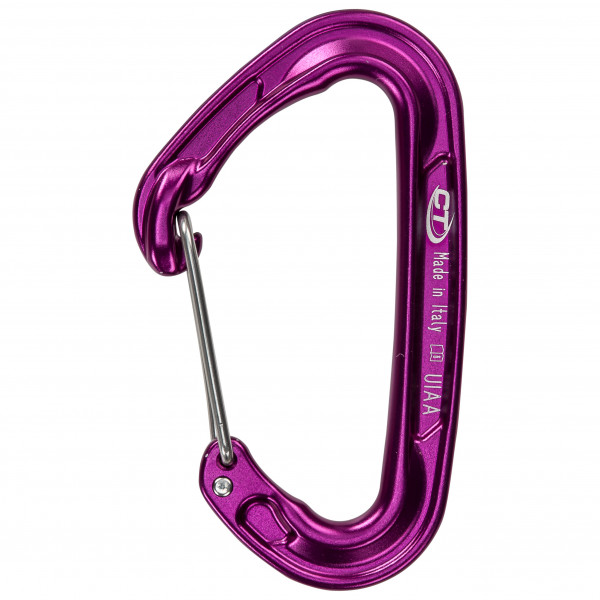 Climbing Technology - Fly-Weight Evo - Schnappkarabiner Gr Single lila/rosa Climbing Technology - Fly-Weight Evo - Schnappkarabiner Gr Single lila/rosa von Climbing Technology
