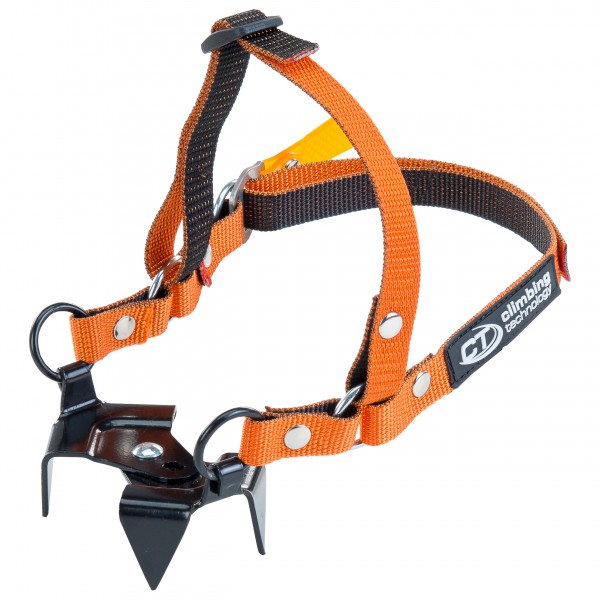 Climbing Technology - Mini Crampon 4 P - Grödel schwarz/orange von Climbing Technology