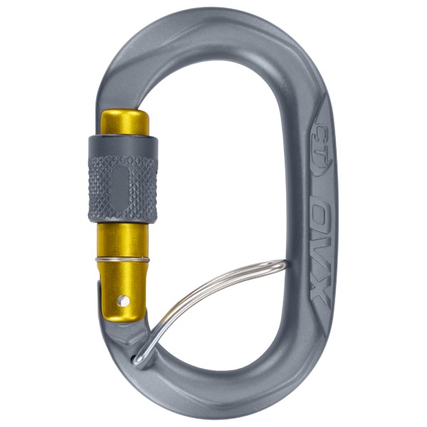 Climbing Technology - OVX SGL - Schraubkarabiner Gr One Size grau Climbing Technology - OVX SGL - Schraubkarabiner Gr One Size grau von Climbing Technology