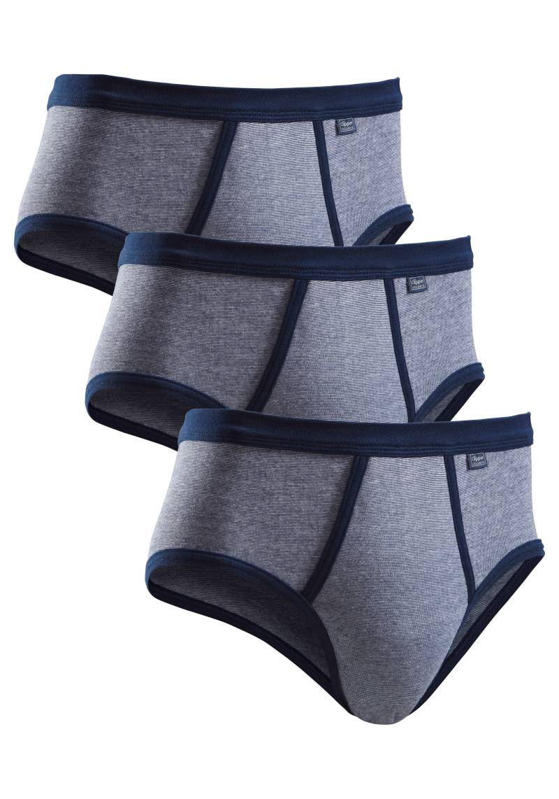 Clipper Exclusive Slip, (Packung, 3 St.), modische Optik: Jeans meliert, tolle Baumwoll-Qualität von Clipper Exclusive