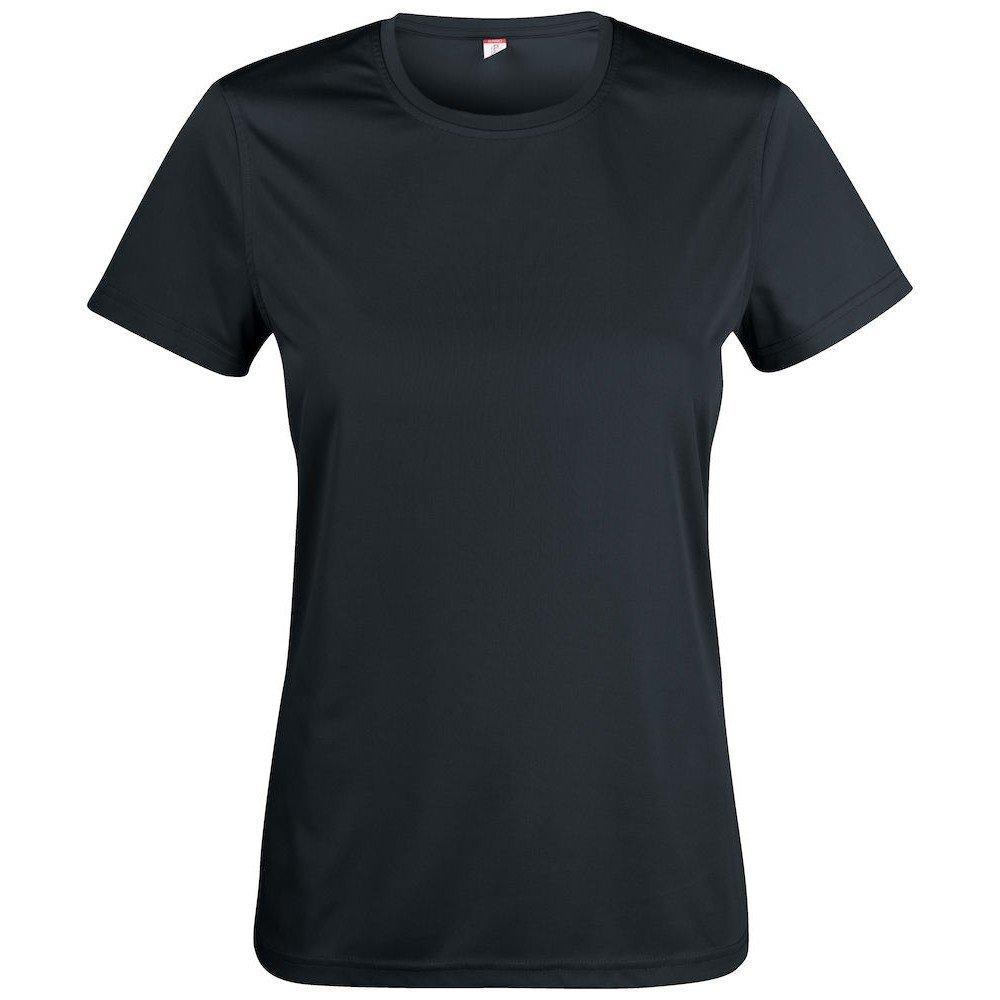 Basic Active Tshirt Damen Schwarz L von Clique