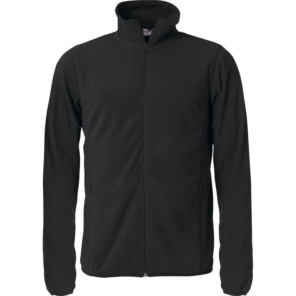 Basic Fleecejacke Herren Schwarz XXL von Clique