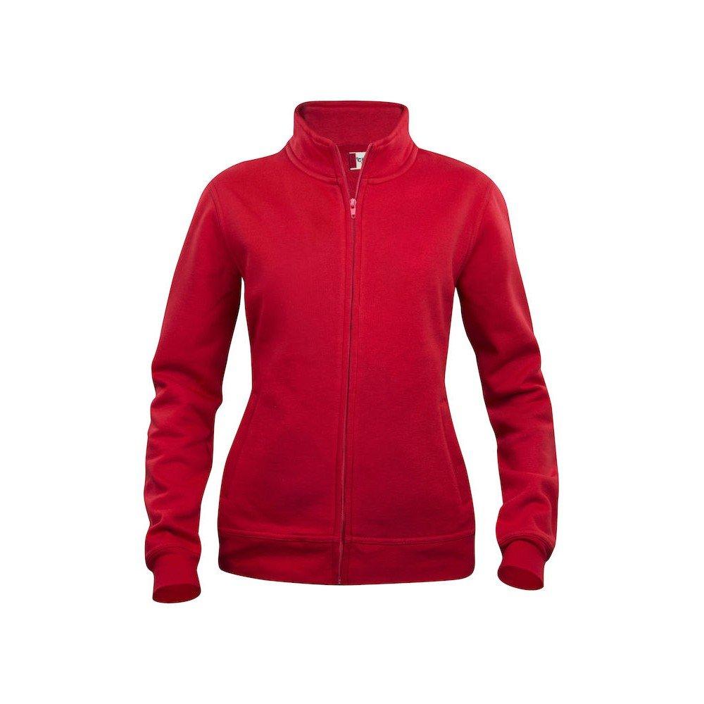 Basic Jacke Damen Rot Bunt L von Clique