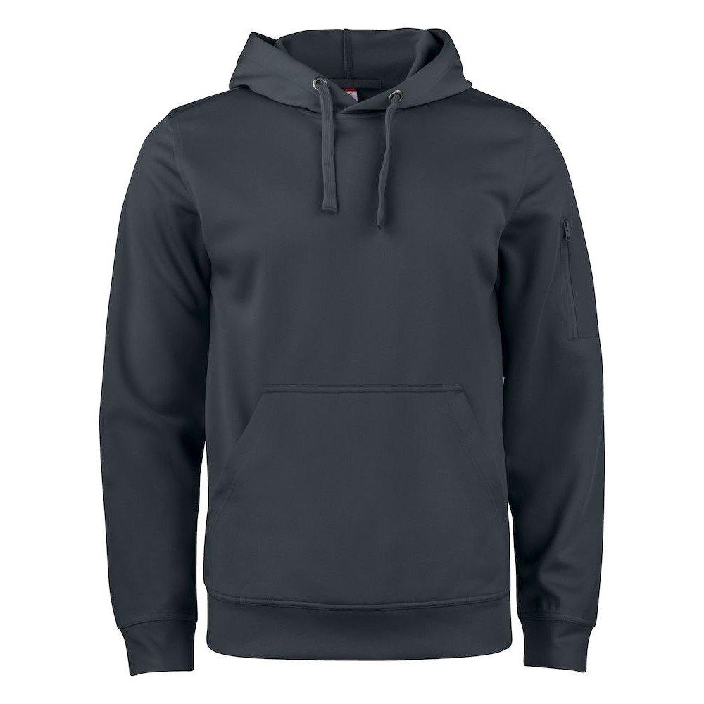 Basic Kapuzenpullover Aktiv Damen Schwarz M von Clique