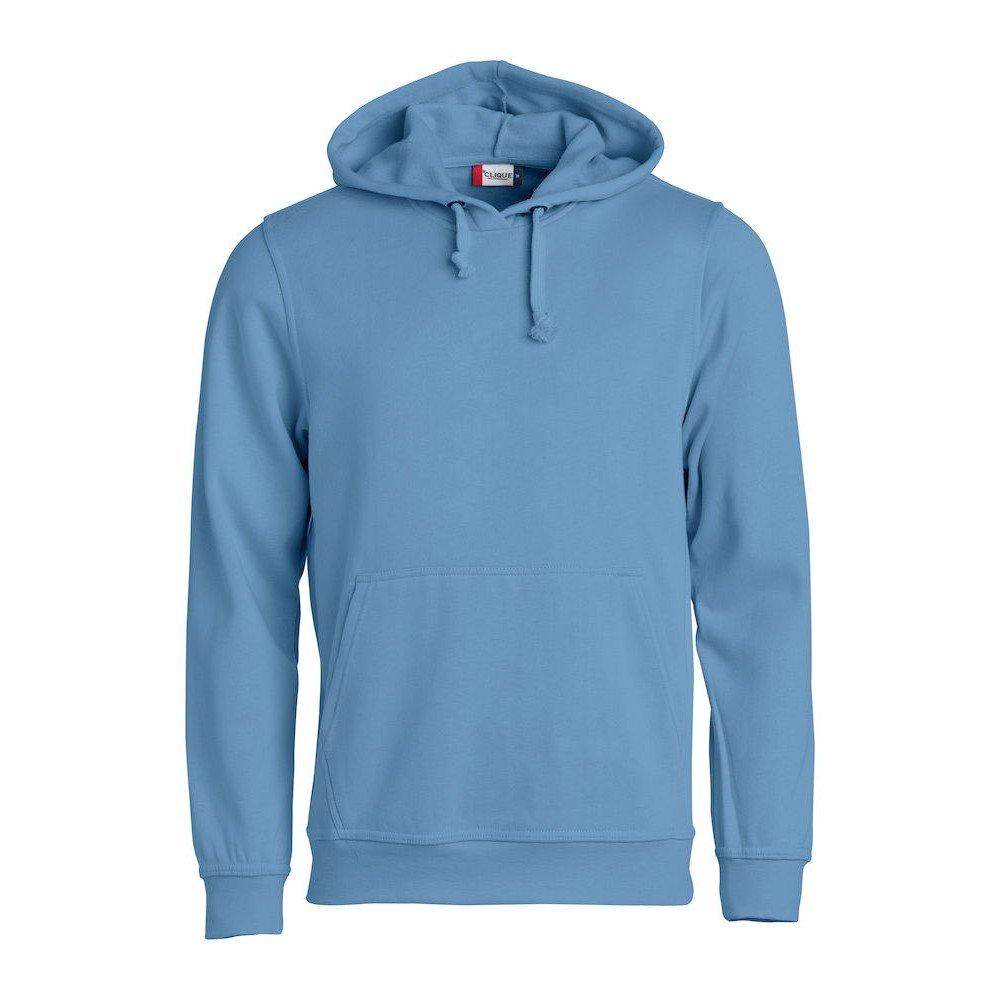 Basic Kapuzenpullover Damen Hellblau 3XL von Clique