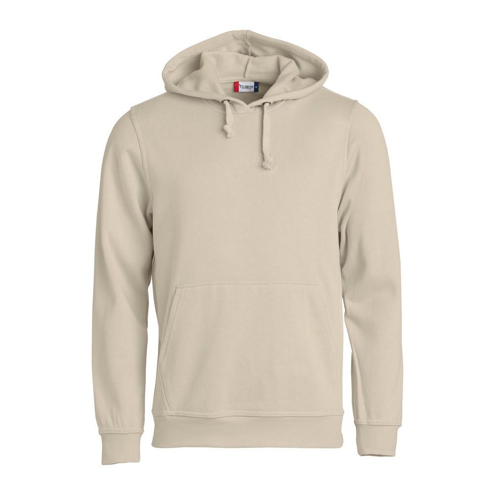 Basic Kapuzenpullover Damen Khaki S von Clique