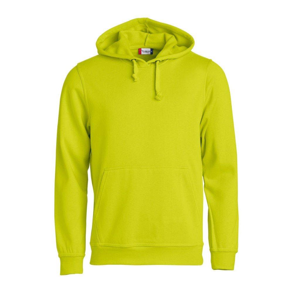 Basic Kapuzenpullover Damen Limettengrün L von Clique