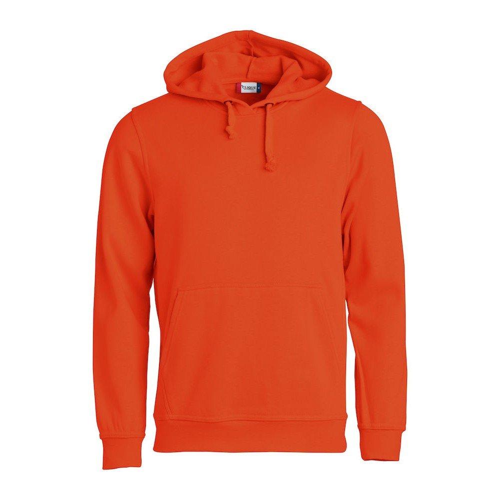 Basic Kapuzenpullover Damen Orange 3XL von Clique