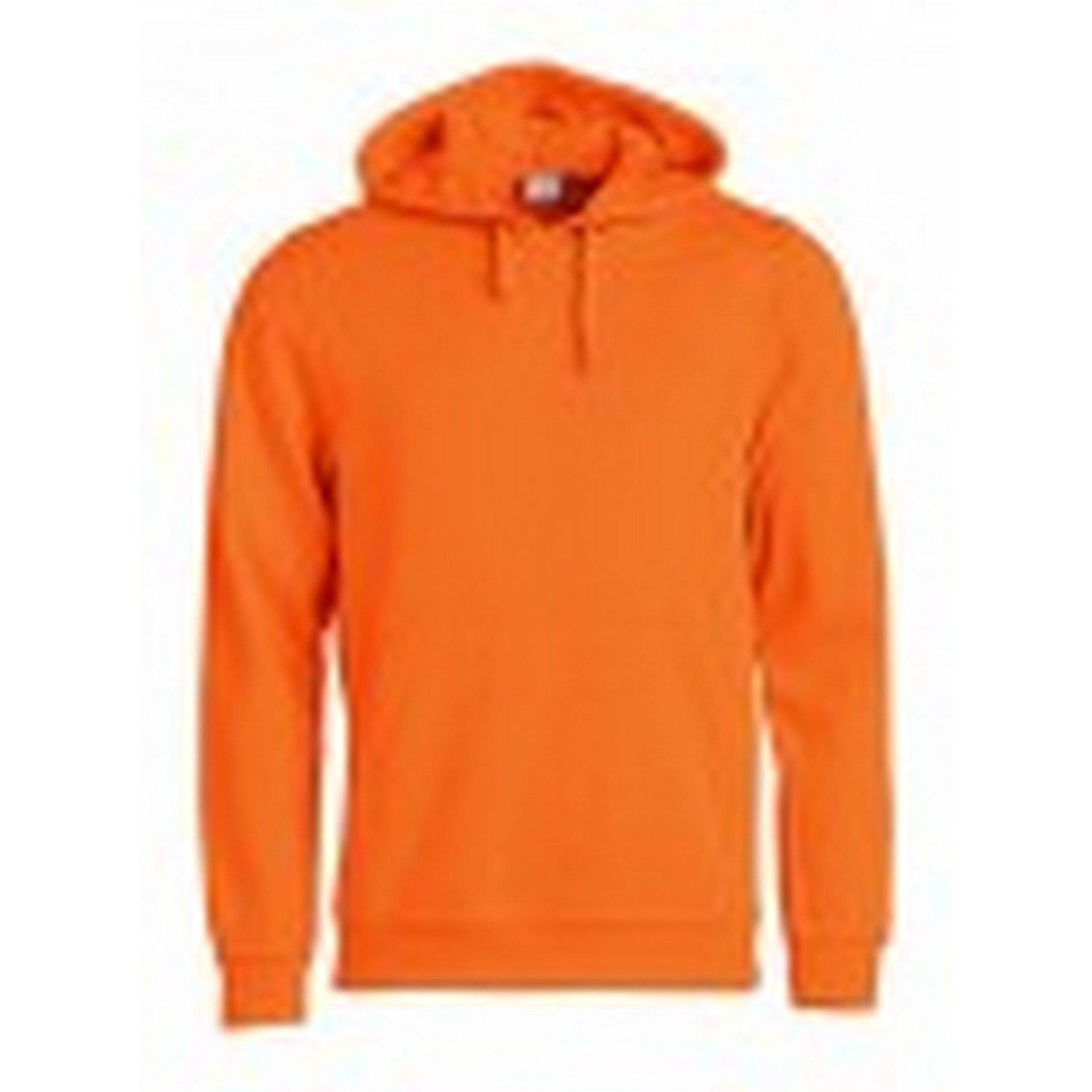 Basic Kapuzenpullover Damen Orange XS von Clique