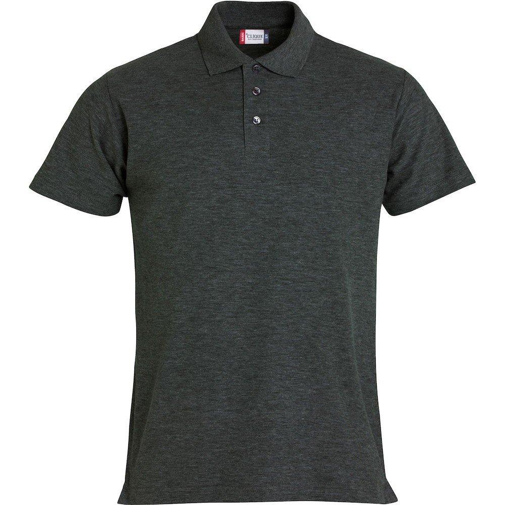 Basic Poloshirt Herren Anthrazit 3XL von Clique