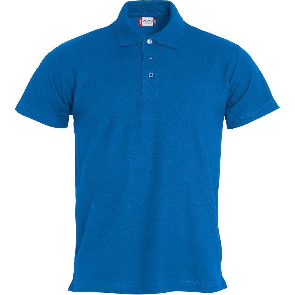 Basic Poloshirt Herren Königsblau M von Clique