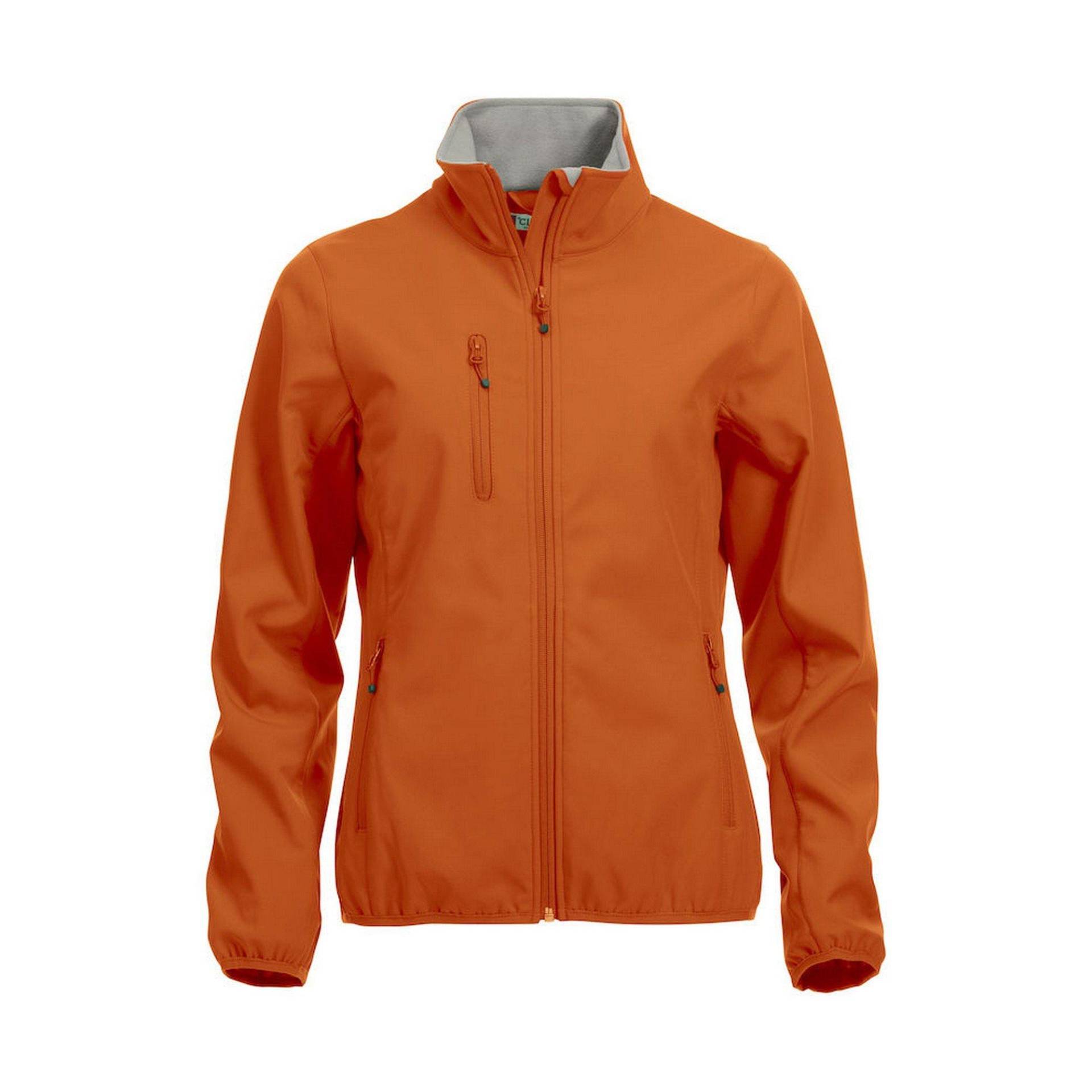 Basic Softshelljacke Damen Orange XS von Clique