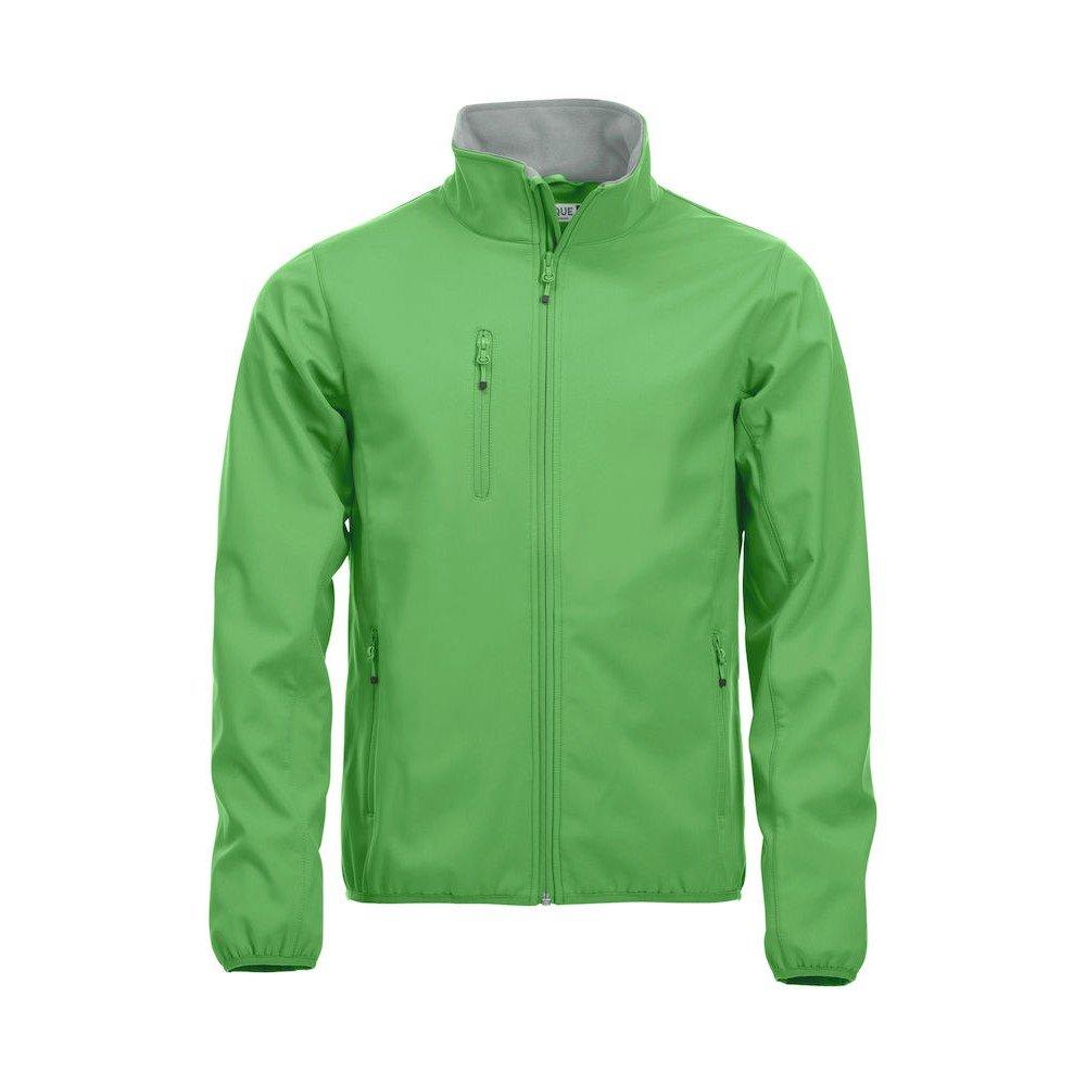 Basic Softshelljacke Herren Grün 3XL von Clique