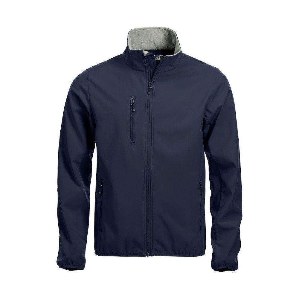 Basic Softshelljacke Herren Marine 4XL von Clique