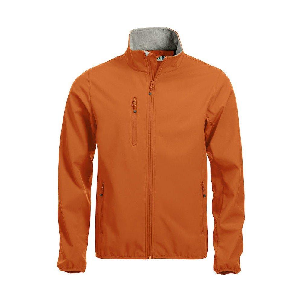 Basic Softshelljacke Herren Orange M von Clique