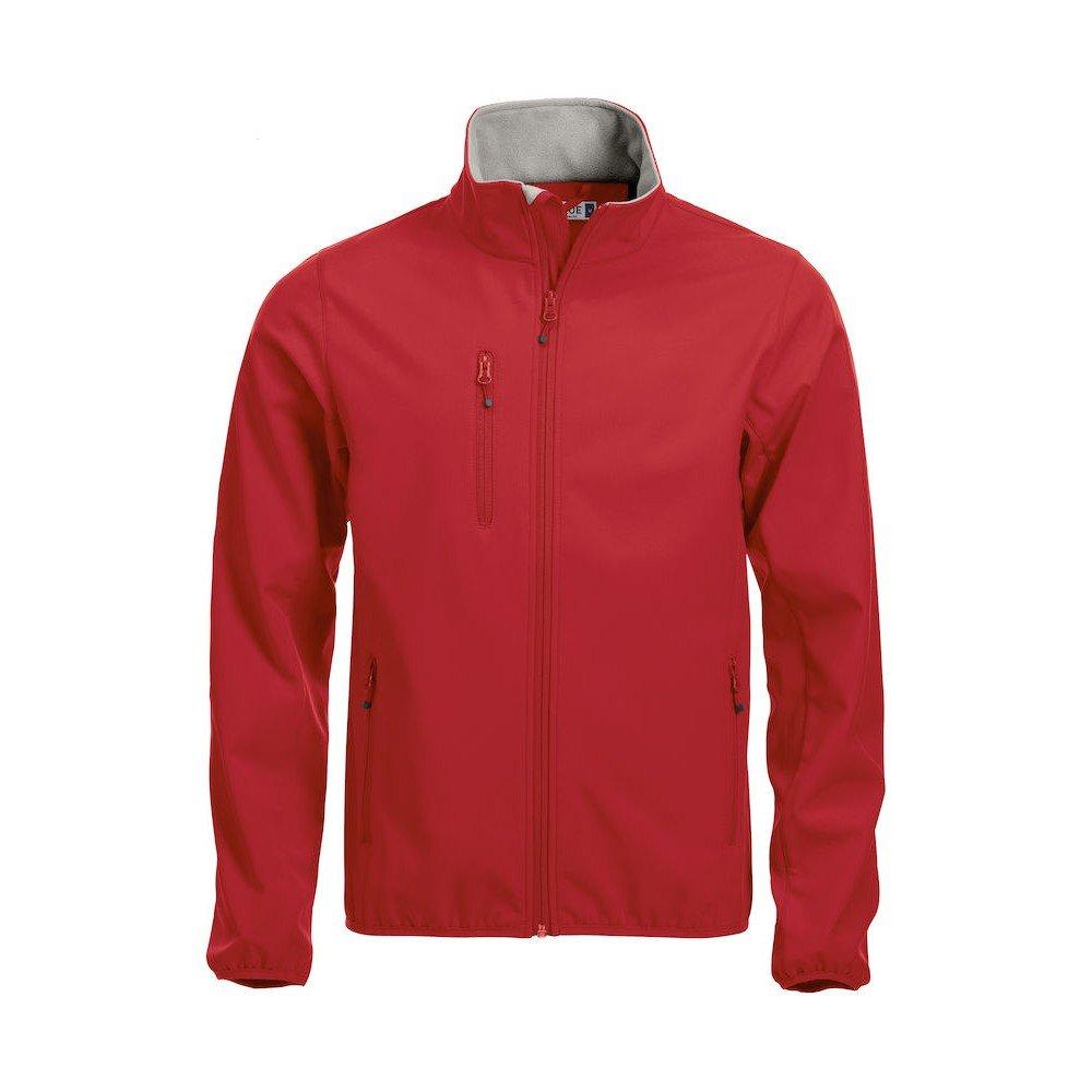 Basic Softshelljacke Herren Rot Bunt L von Clique