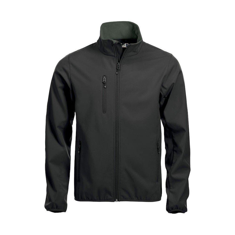 Basic Softshelljacke Herren Schwarz 3XL von Clique