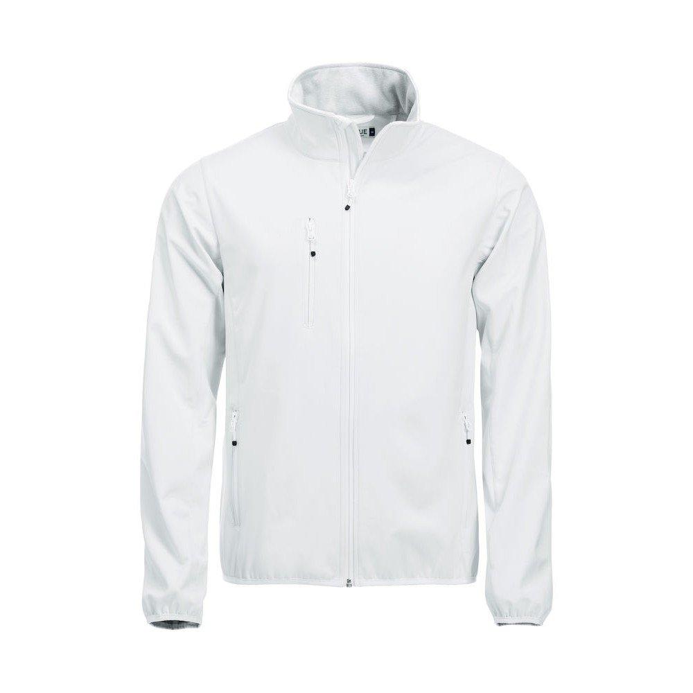 Basic Softshelljacke Herren Weiss S von Clique