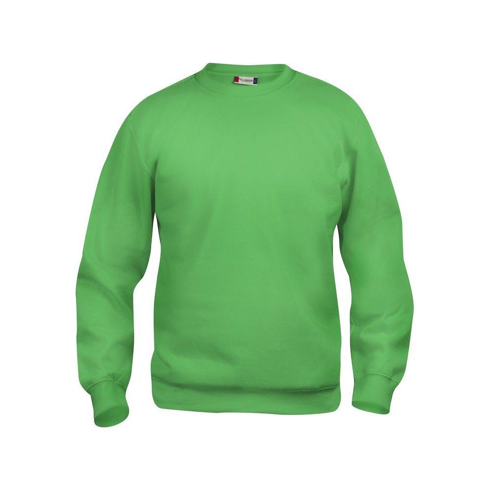 Basic Sweatshirt Rundhalsausschnitt Damen Grün 3XL von Clique