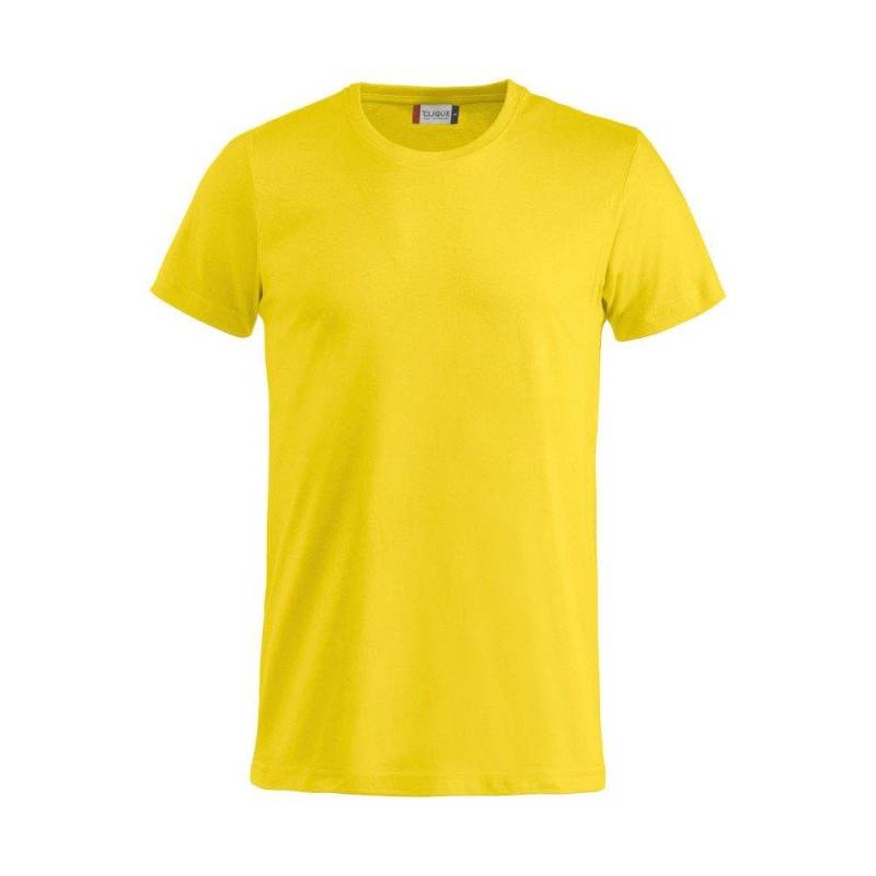 Basic Tshirt Herren Gelb Bunt XS von Clique