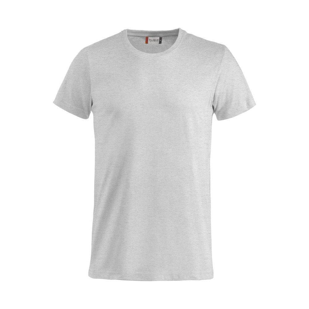 Basic Tshirt Herren Grau L von Clique