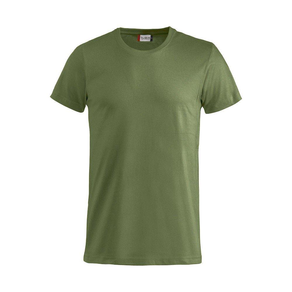 Basic Tshirt Herren Grün 3XL von Clique