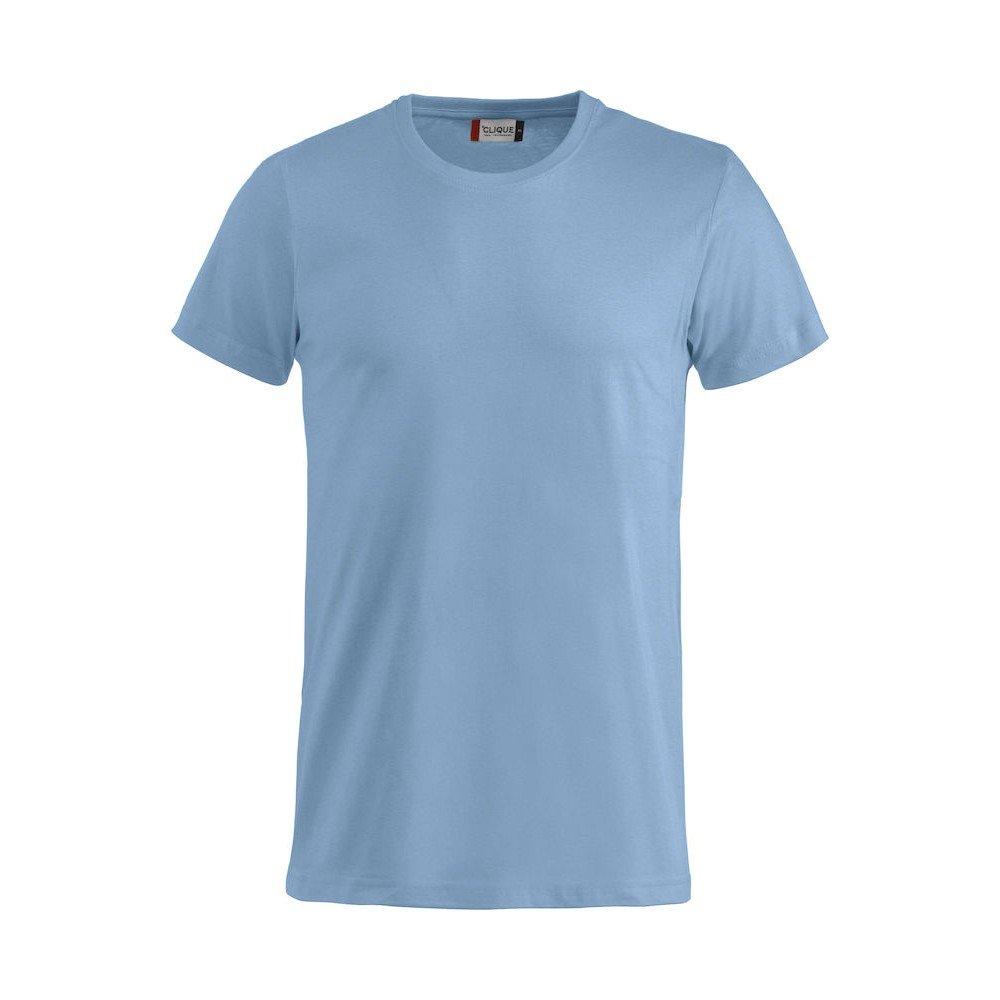 Basic Tshirt Herren Hellblau XL von Clique