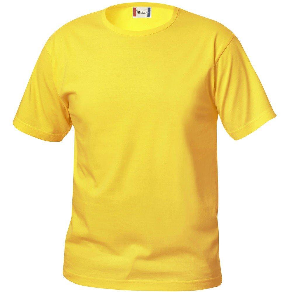 Basic Tshirt Jungen Gelb Bunt 116-122 von Clique