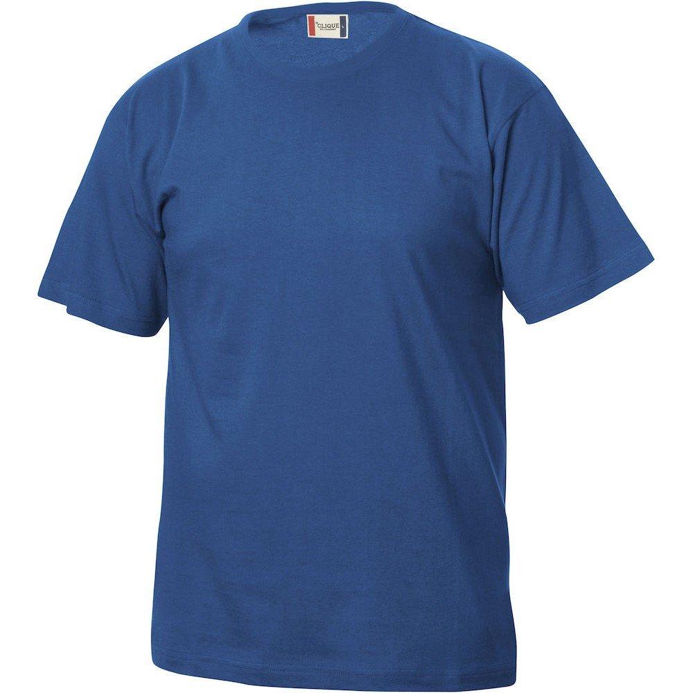 Basic Tshirt Jungen Königsblau 122/128 von Clique