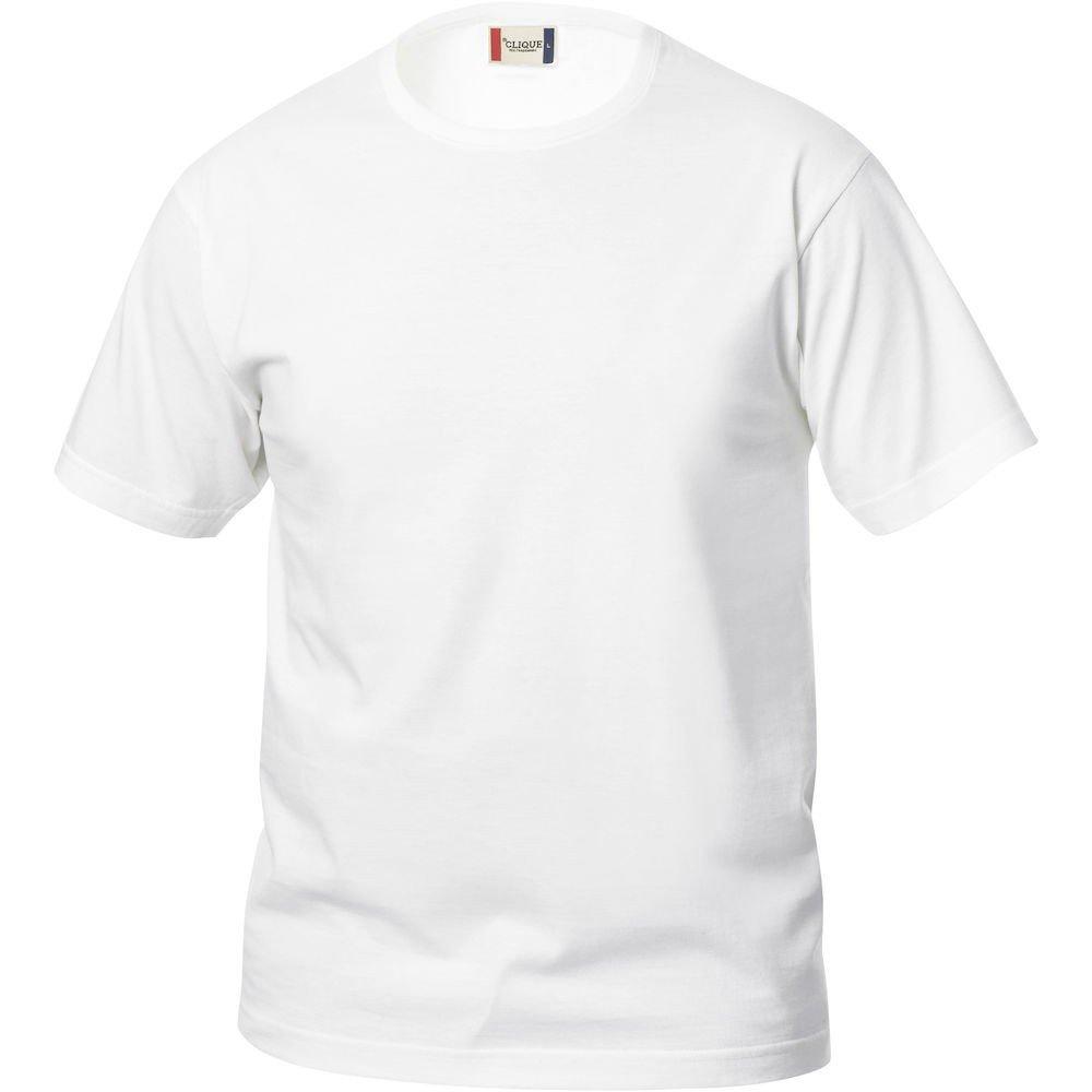 Basic Tshirt Jungen Weiss 116-122 von Clique