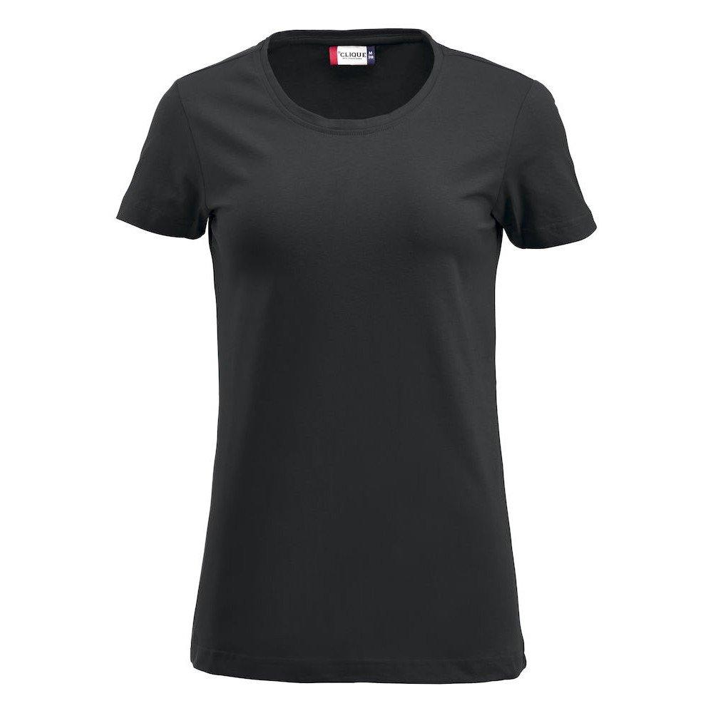 Carolina Tshirt Damen Schwarz L von Clique