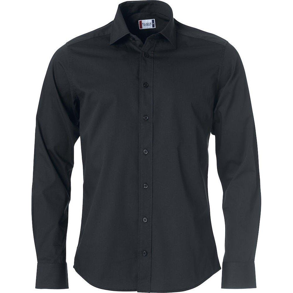 Clark Formelles Hemd Herren Schwarz XL von Clique