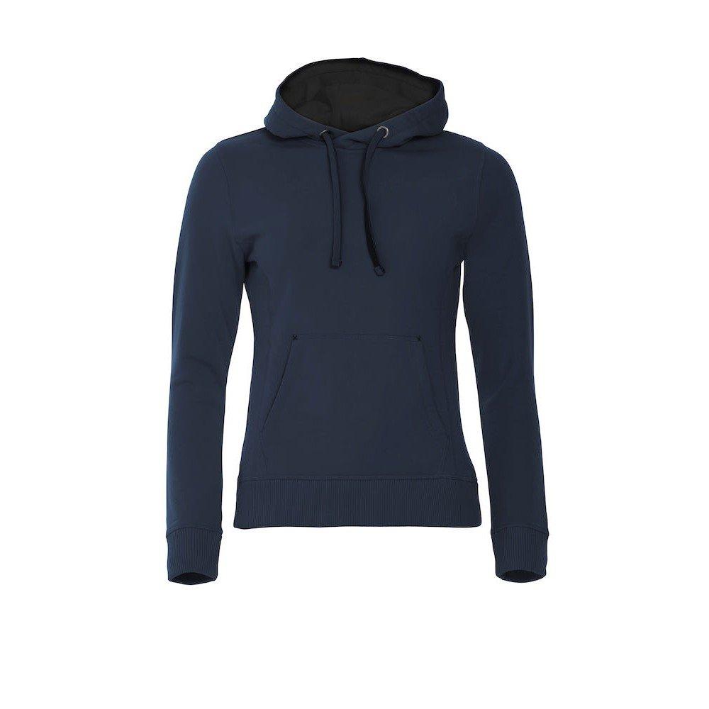 Classic Kapuzenpullover Damen Marine L von Clique