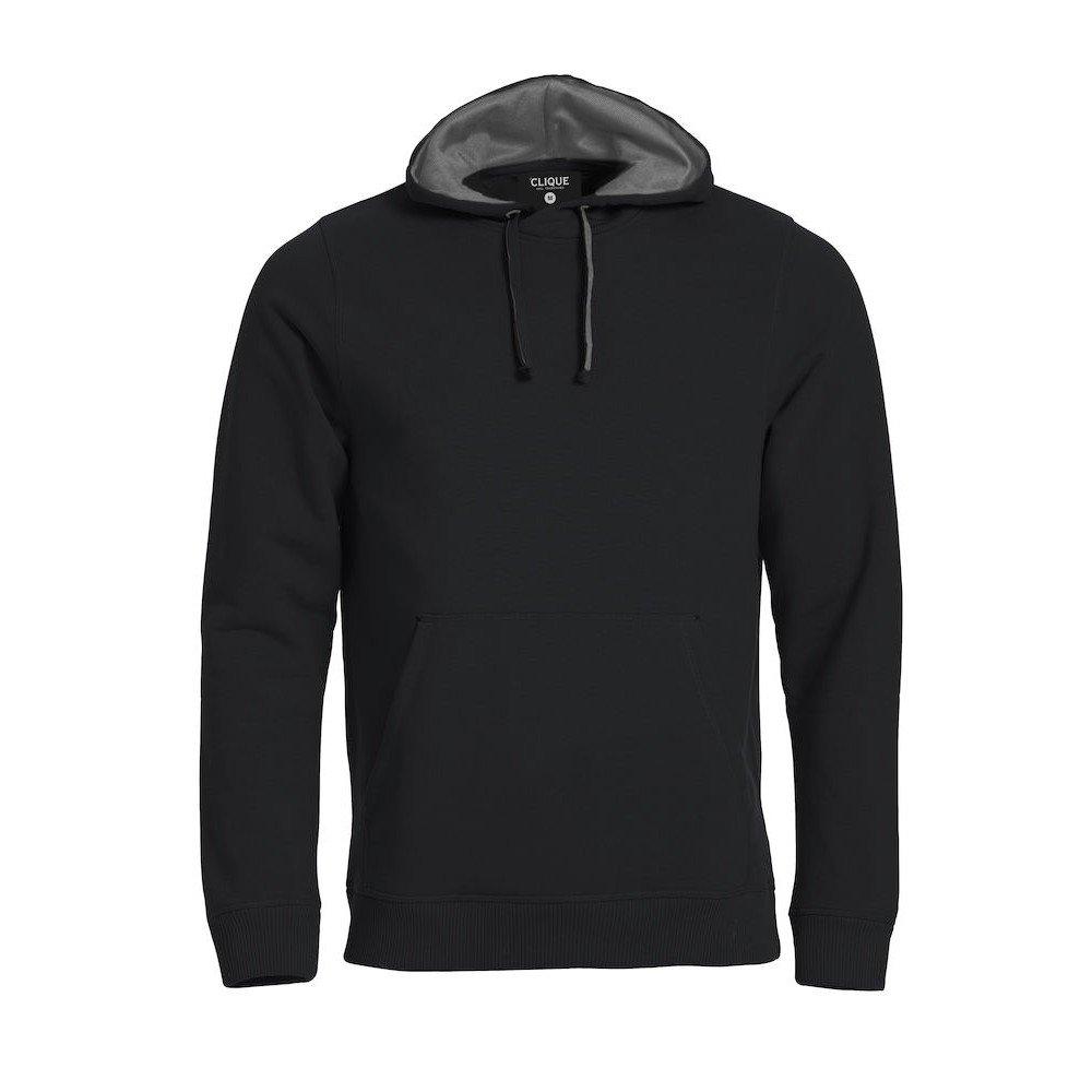 Classic Kapuzenpullover Herren Schwarz M von Clique