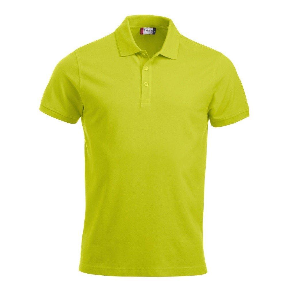 Classic Lincoln Poloshirt Herren Limettengrün S von Clique